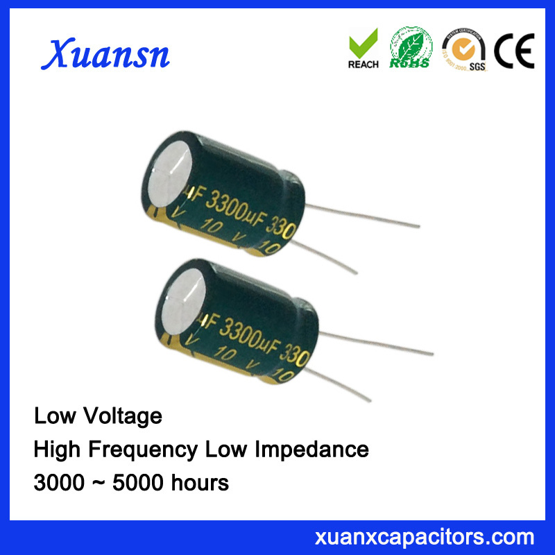 Large Capacity 3300UF 10V Capacitor Electrolytic