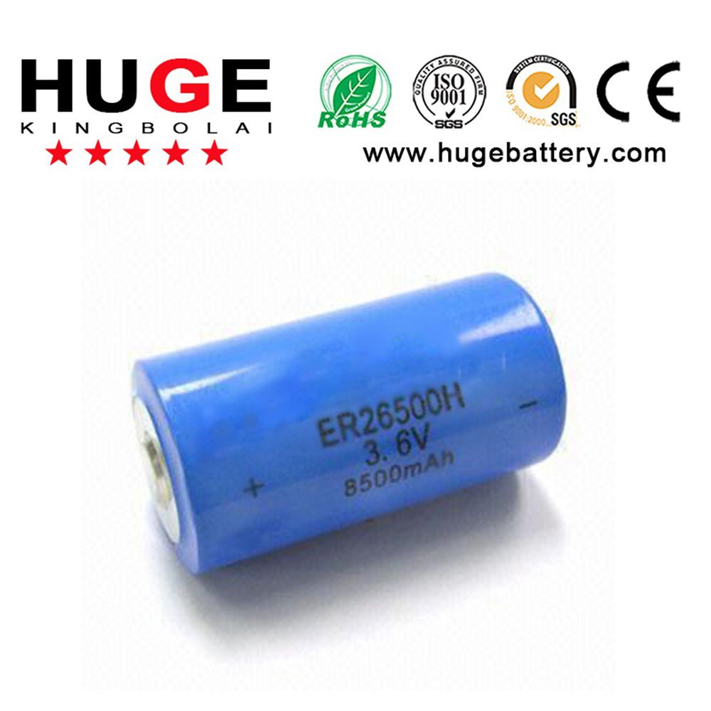 3.6V C size 8500mAh Power type Li-Socl2 battery ER26500