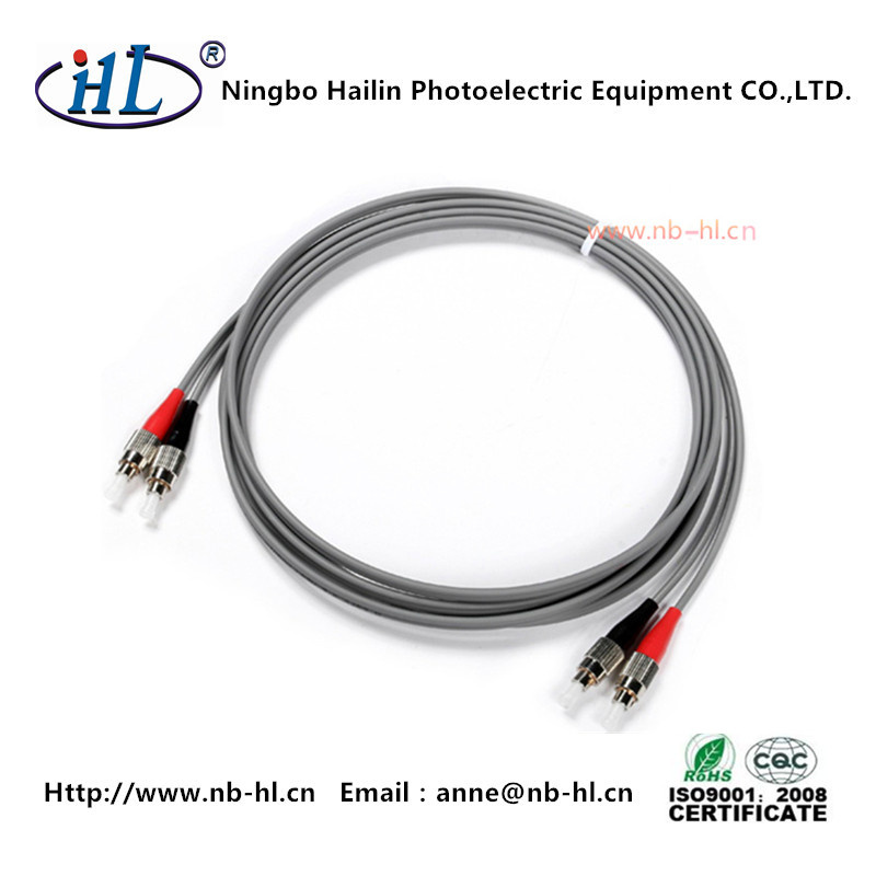 FC Duplex Multimode Fiber Optic Cable with 3.0mm Diameter