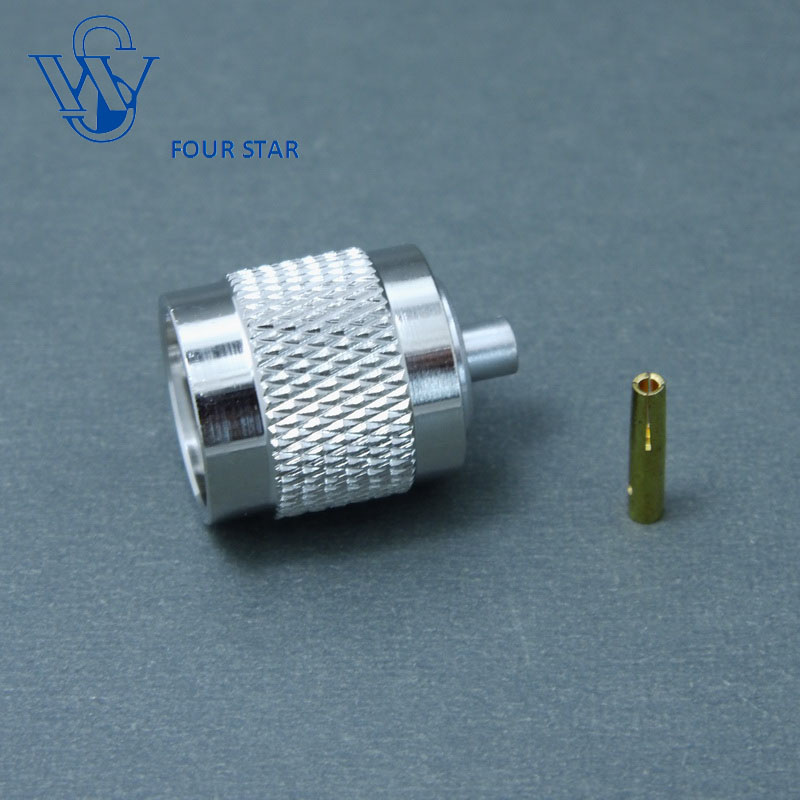 RP Male Plug Solder RF TNC Connector for Rg405 Cable