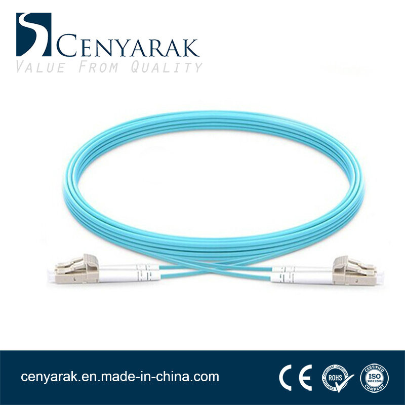 3 Meter Om3 Multi-Mode Duplex Fiber Optic Cable (50/125) LC to LC