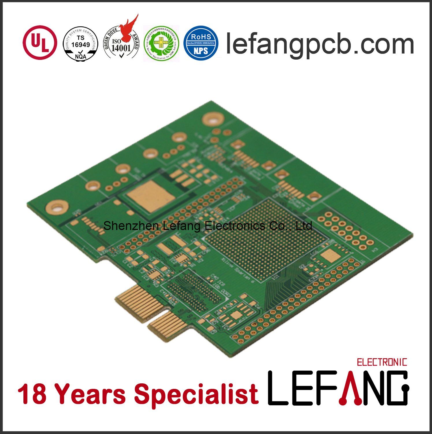 1-20 Layers Printed Circuit Board PCB for Automotive