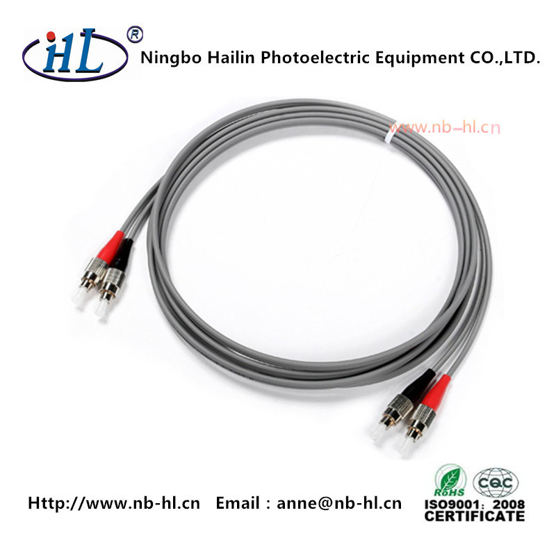 FC Duplex 62.5/125 Multimode Fiber Optic Cable with 3.0mm Diameter