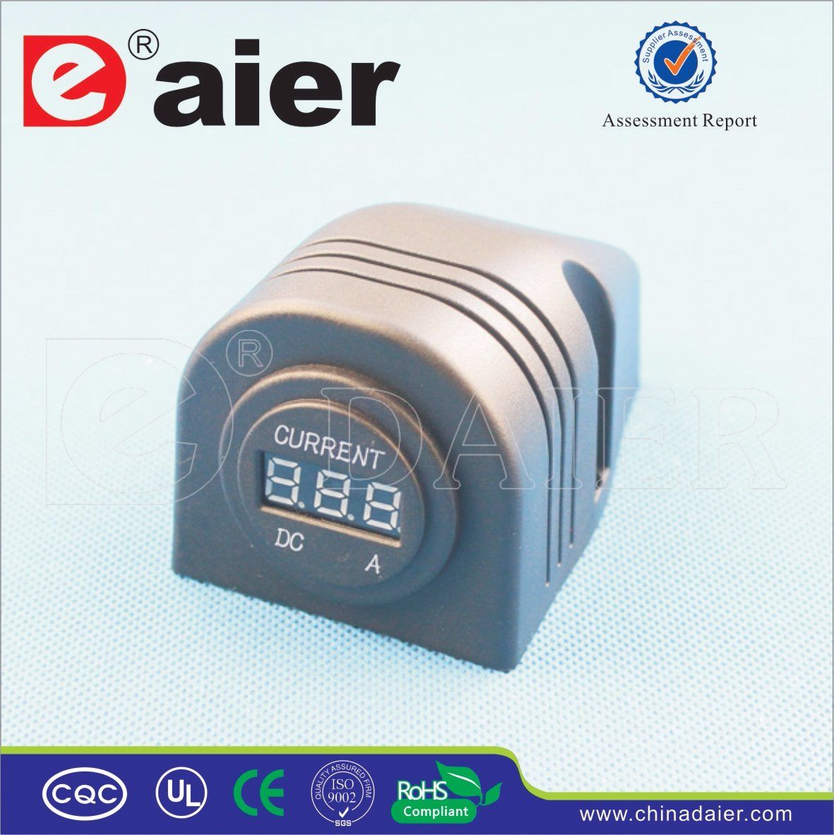 Car Charger Adapter Power Outlet DC Ammeter Socket (DS7310)