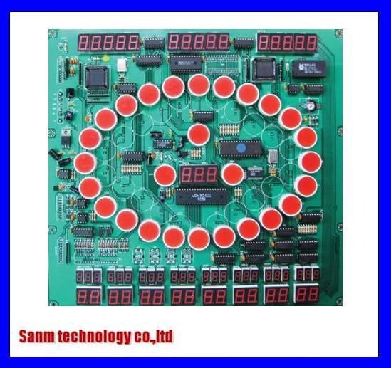 7 Seg LED Display Printed Circuit Board OEM Assembly (MP-330)