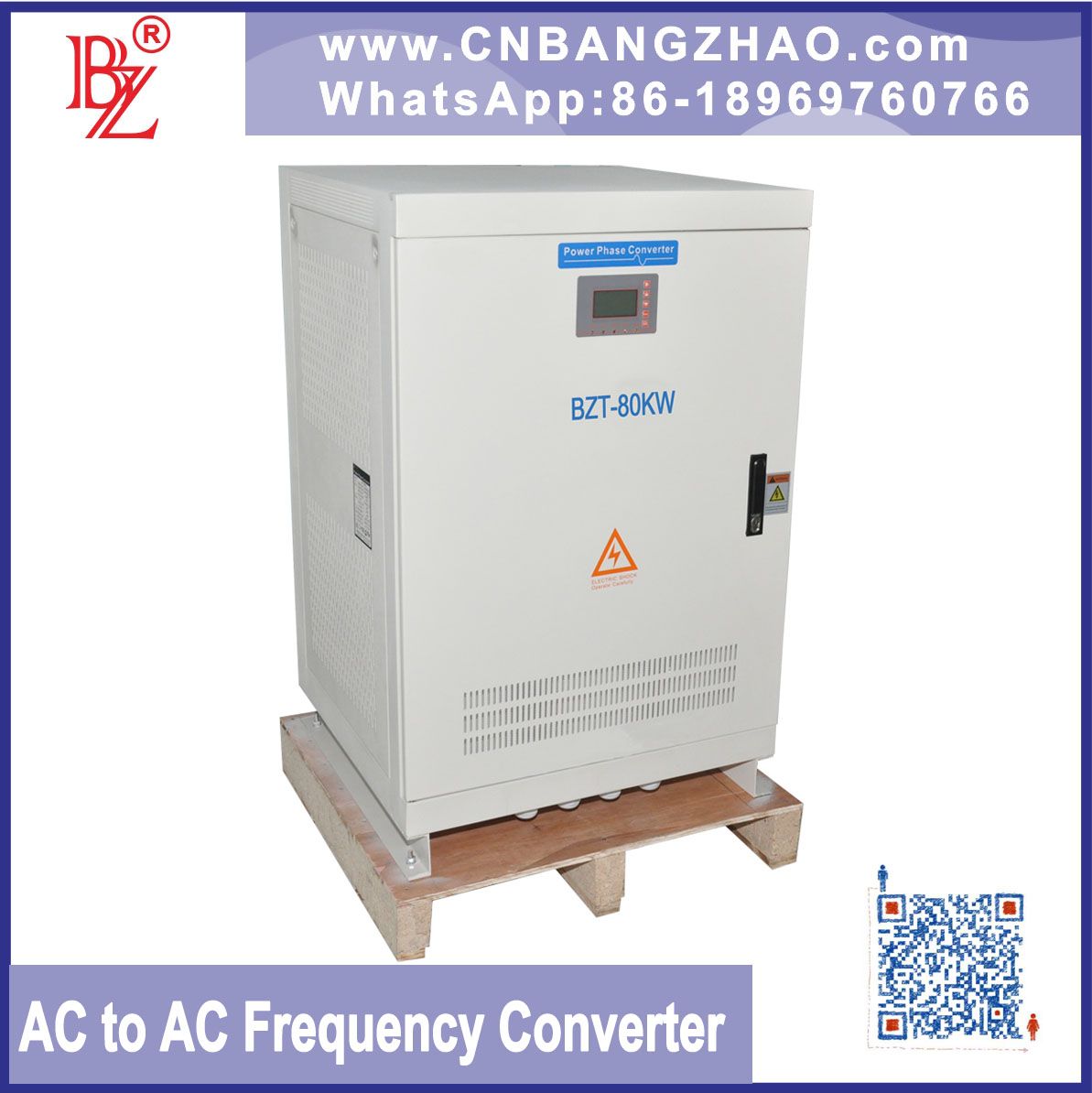 80kw Static State Frequency Converters Suitable for All Load