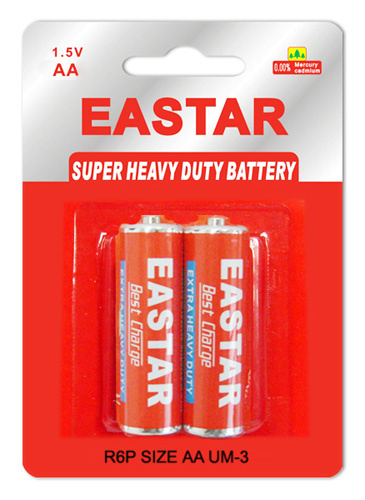 BV Certified Battery/Carbon Zinc AA Dry Battery with