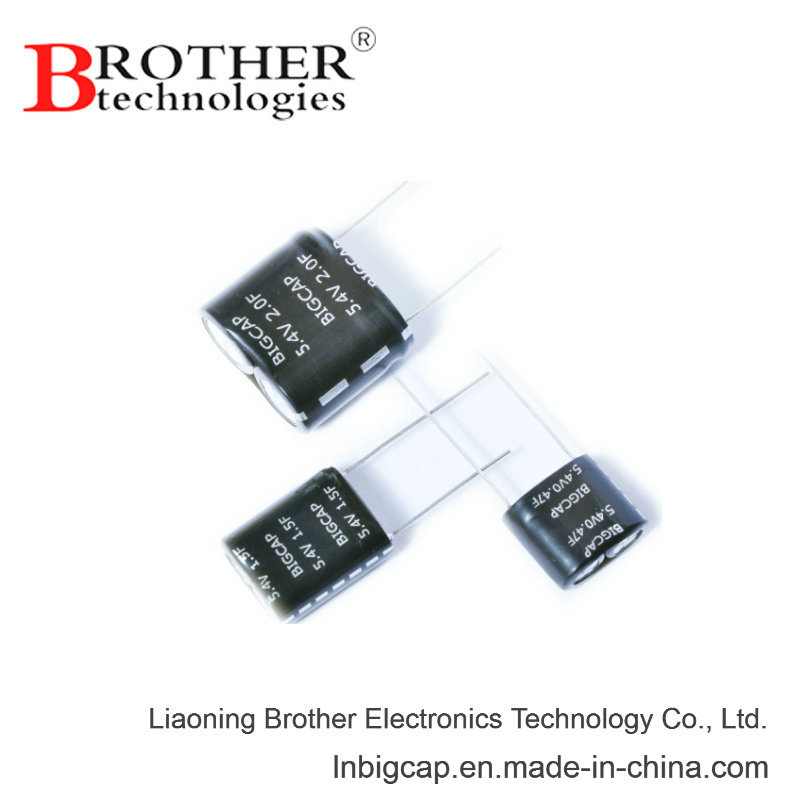 Bigcap Ultra-Low Leakage Current 5.4V 1.0f Super Capacitor