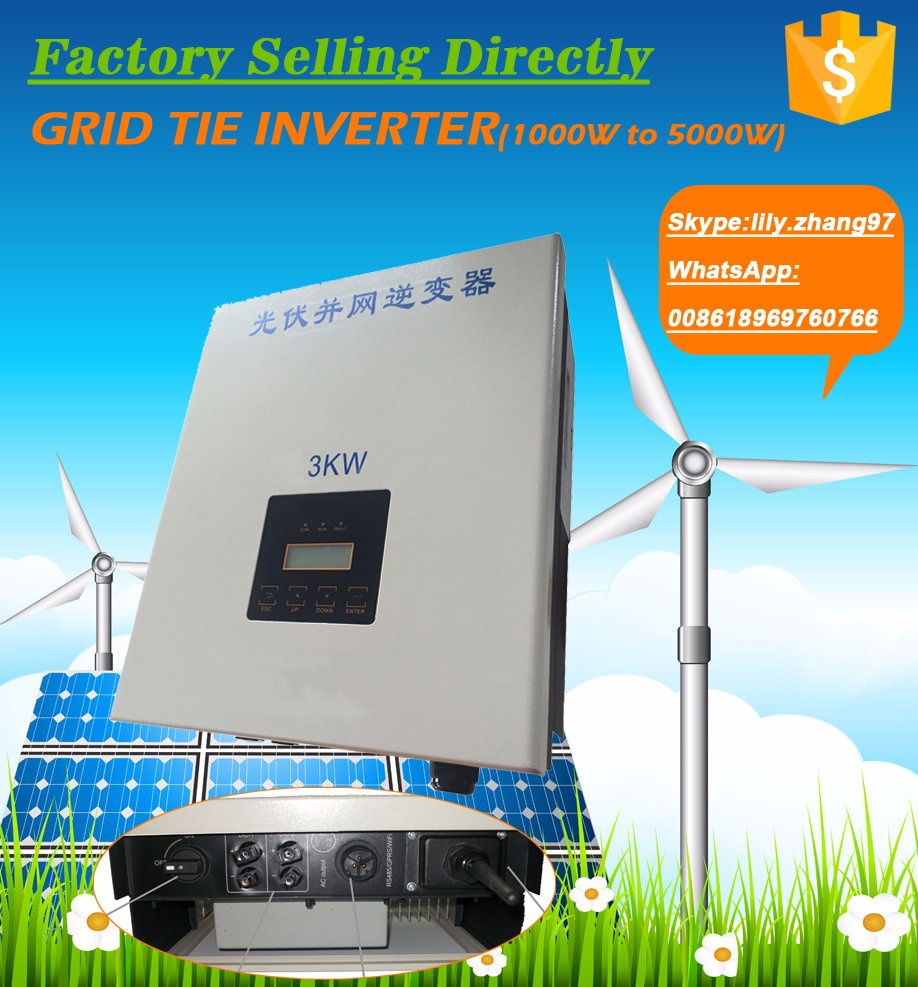 Commercial Application 3000W Grid Tie PV Inverter