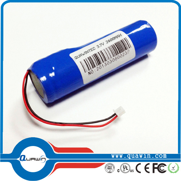 18650 3.7V 3400mAh Lithium Battery Pack