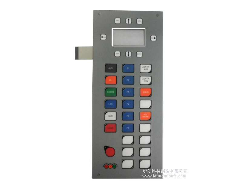 Metal Dome Embossing Control Keypad Touch Membrane Switch