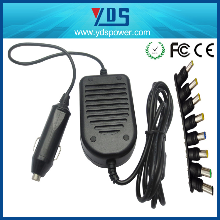 80W Manual Universal Laptop Car Adapter