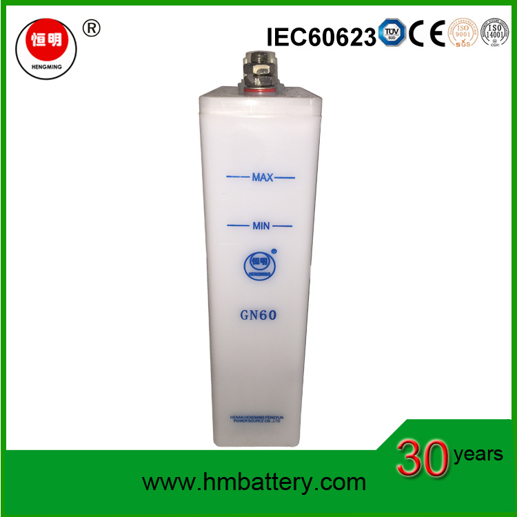 Nickel Cadmium Alkaline Rechargeable Battery/Ni-CD Battery 1.2V 60ah for Telecommunications