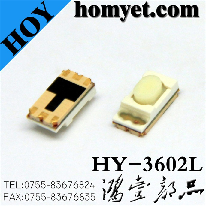 Wholesale Electronic Tact Switch with Long Base Round Handle White Base (HY-3602L)