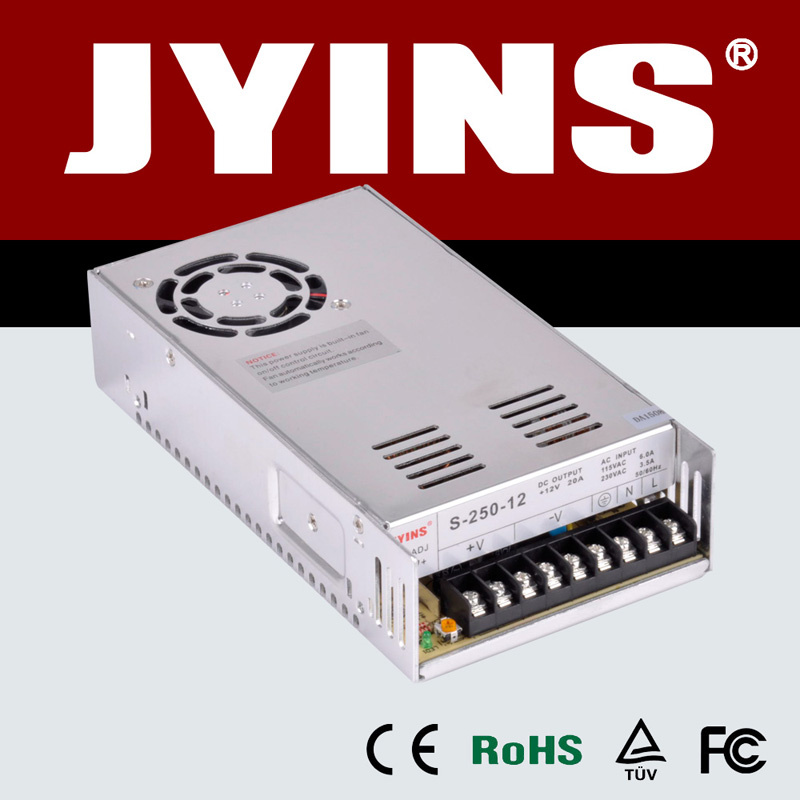 S-250W Single AC DC LED Switching Mode Power Supply