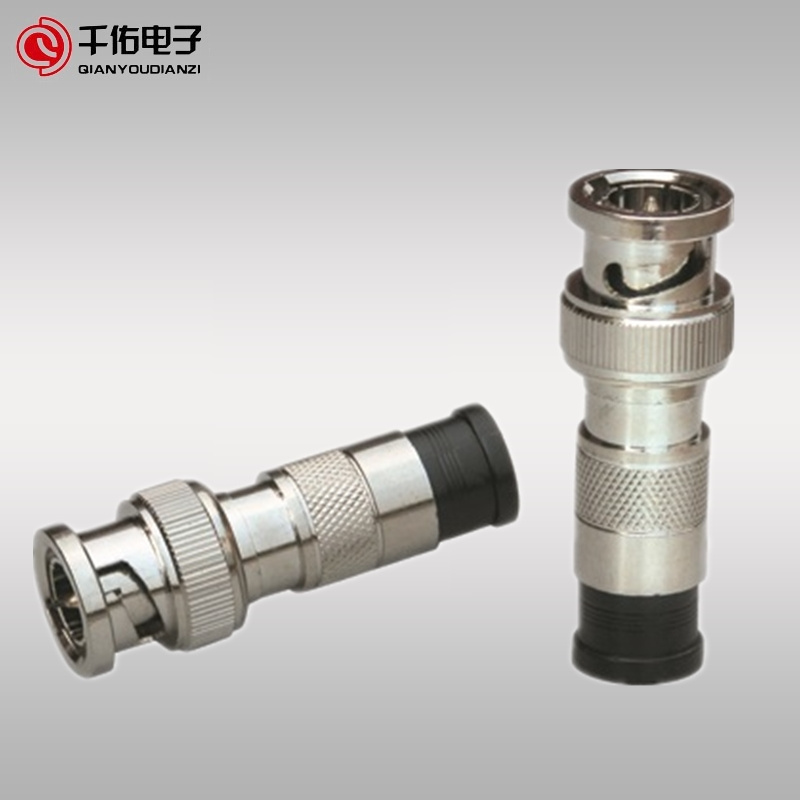 75ohm Compression BNC Male RF Connector for Rg58/Rg59/RG6