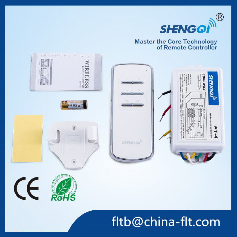 Universal RF 4 Channel Remote Control (FT-4)