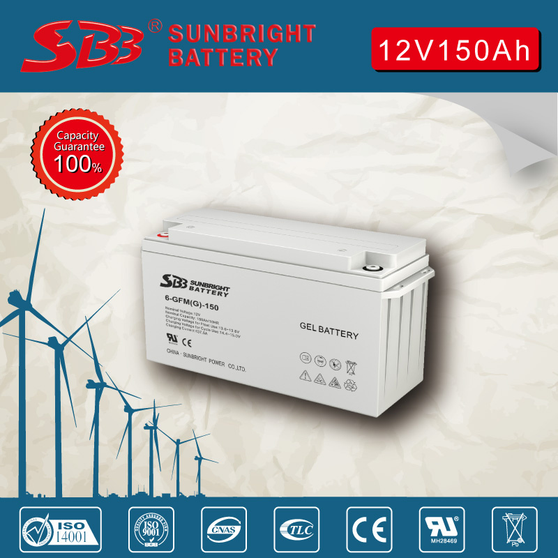 Gel Battery 12V150ah for Street Lighting
