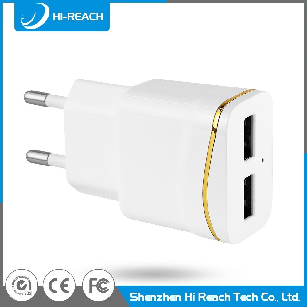 Universal Travel Fast Charging Dual USB Mobile Charger