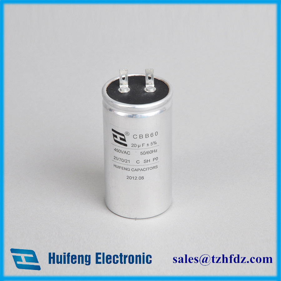 Cbb60 Motor Run Capacitor with Pins