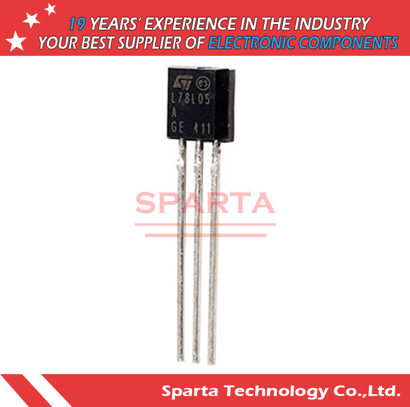 L78L05acz to-92-3 Positive Fixed Linear Voltage Regulator IC