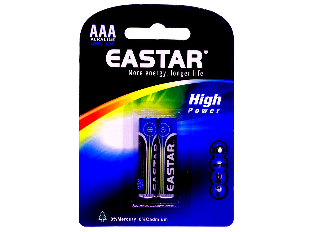 Eastar Standard Lr03/AAA Alkaline Battery