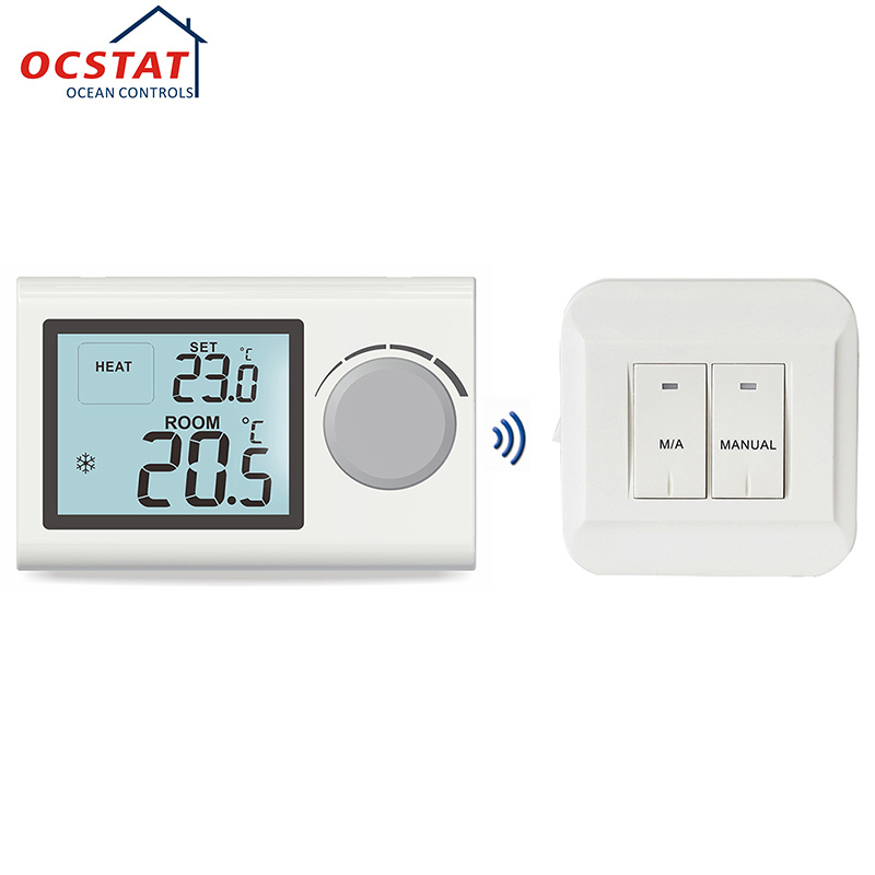 Wall Hung Water Heating System Wireless RF Room Thermostat