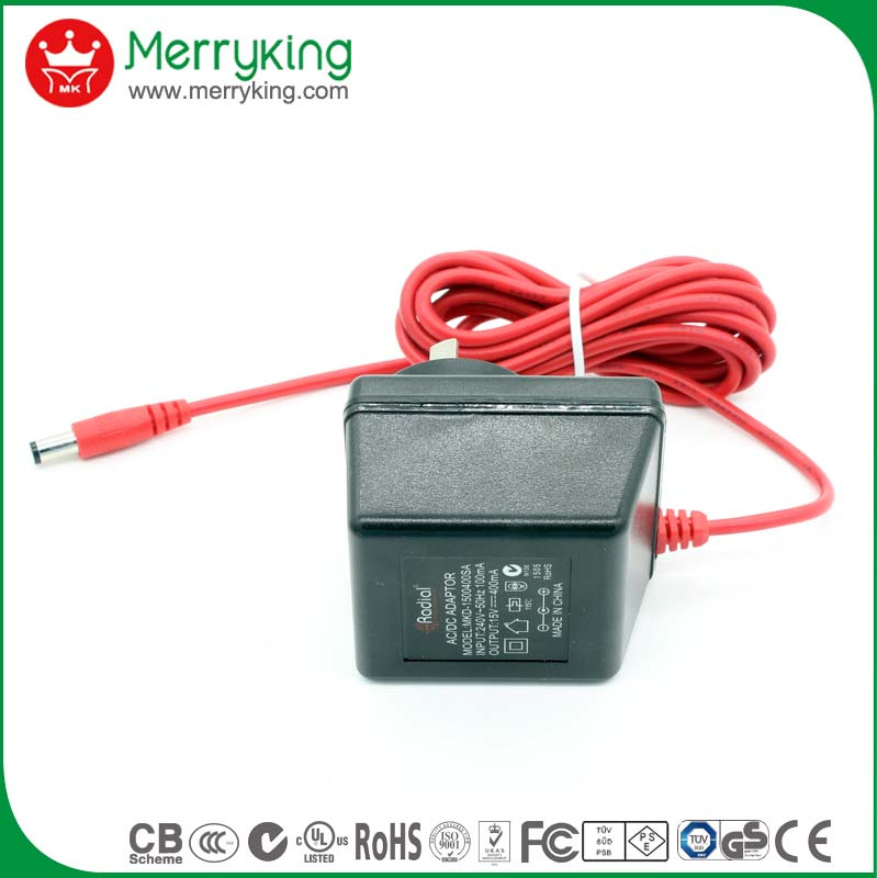6V100mA DC Linear Power Adapter with Au Plug