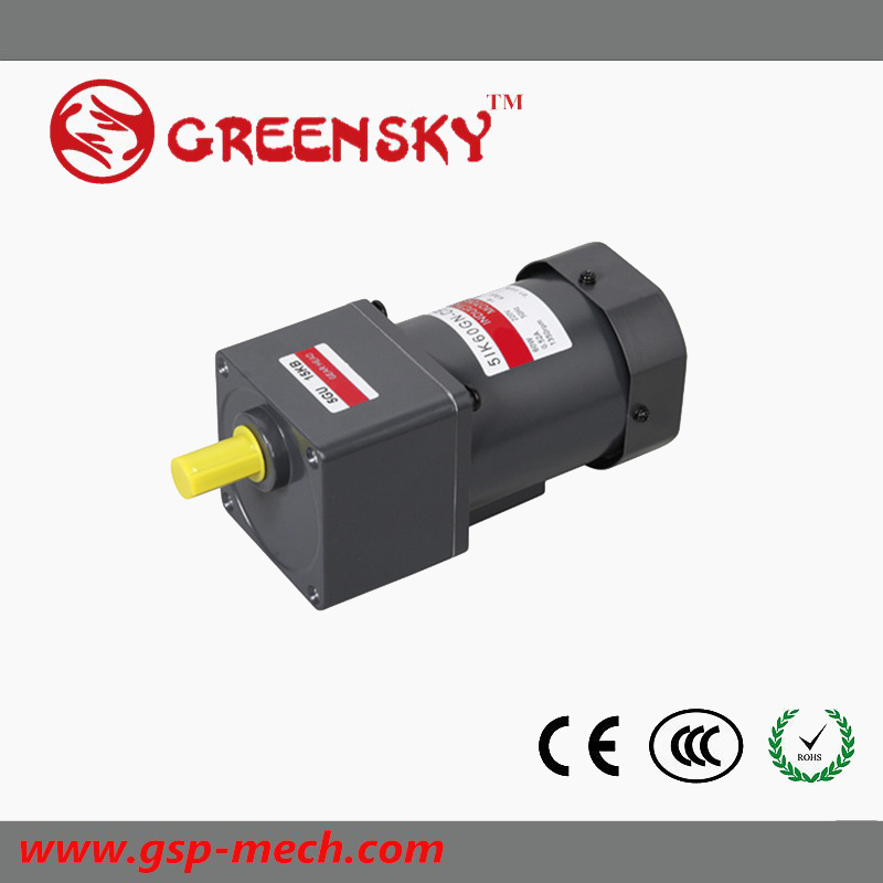 Single Phase 60W High Torque Reversible Gear Motor