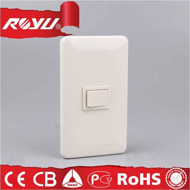 Micro Electrical Push Button Wall Switch with 40000 Lifetime