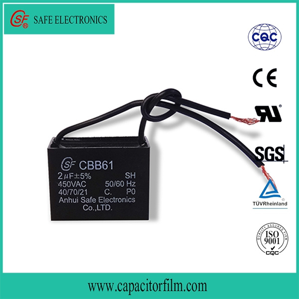Cbb61 Fan Motor Run Capacitor, Capacitor for Fan
