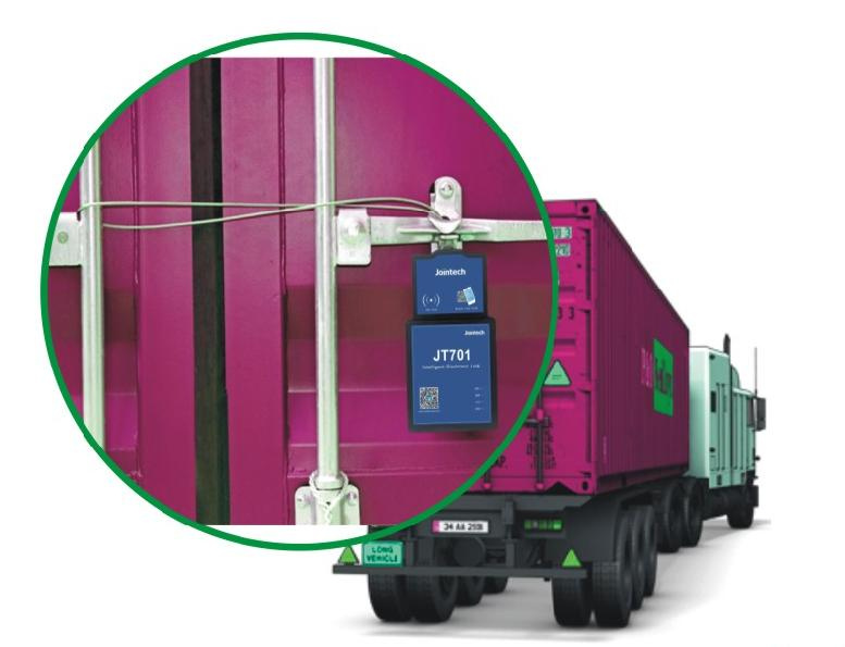 GPS Container Tracker Tracking Device with Door Open/Closed Alarm Function