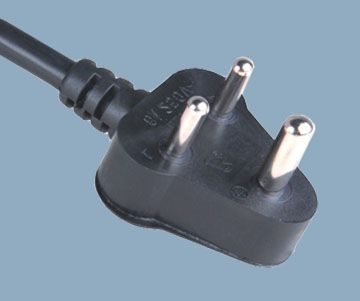 India Power Supply Plug Cord 6A 250V