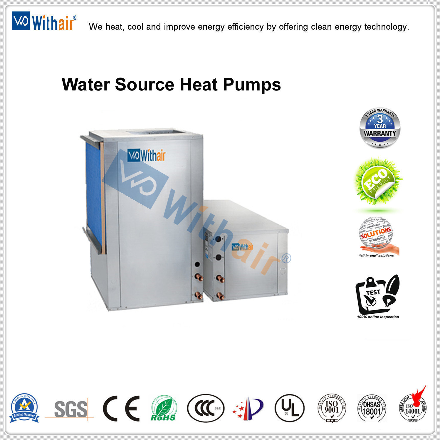Water Cooled Heat Pump Package Unit