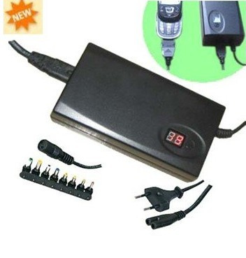 90w Universal Adapter/Adaptor for Laptop With LCD