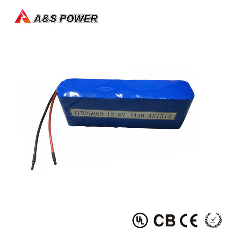 26650 Lithium LiFePO4 Battery 12.8V 14ah Rechargeable