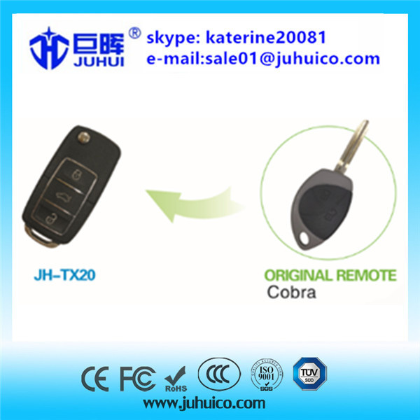 3 Buttons RF Universal Remote Fobs for Cobra