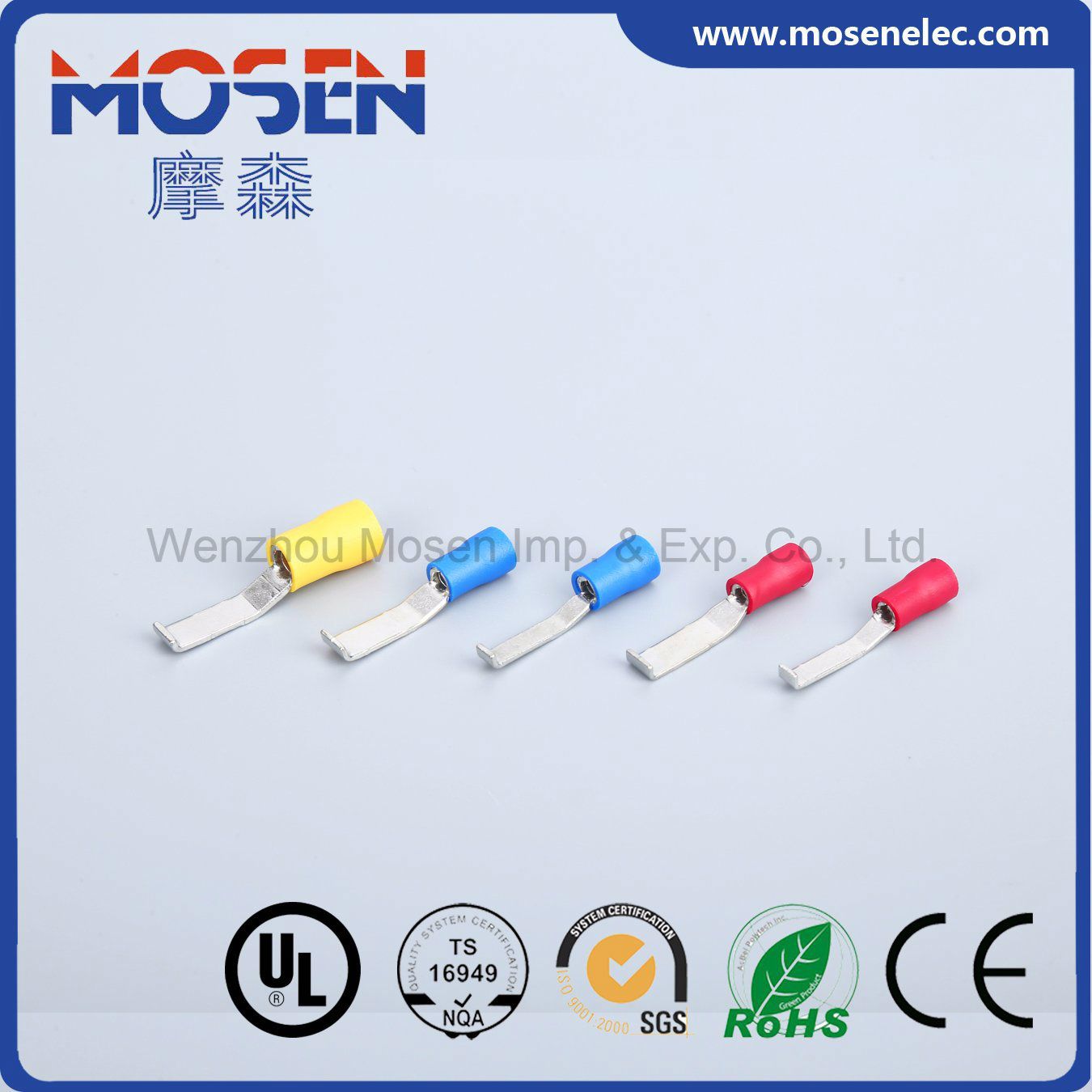 Lbv Type PVC Pre Insulated Lipped Blade Terminal
