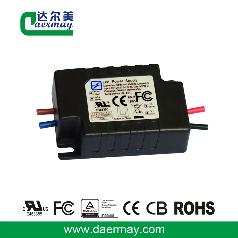 Mining Lamp LED Power Supply 12W 45V Waterproof IP65