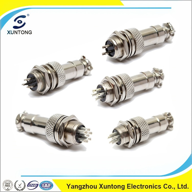 Plug+Socket Aviation Gx12 Micro Jack Waterproof Connector