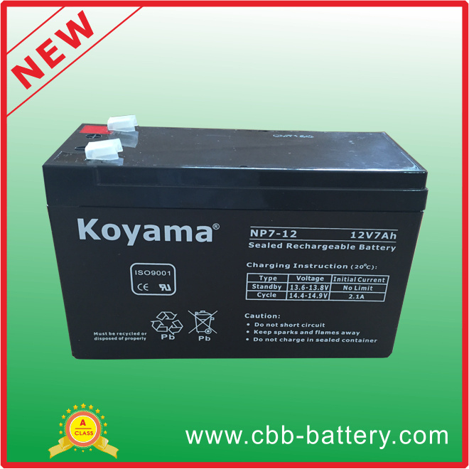 Factroy 12V7ah Mf Lead Acid Battery