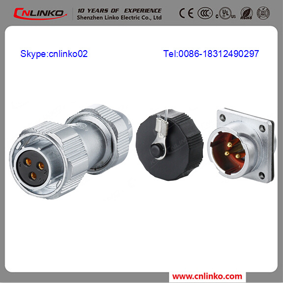 Circular Metal Connector/Intrinsically Safe Connector/IP65 Sealed Connector for Electrical Equipment