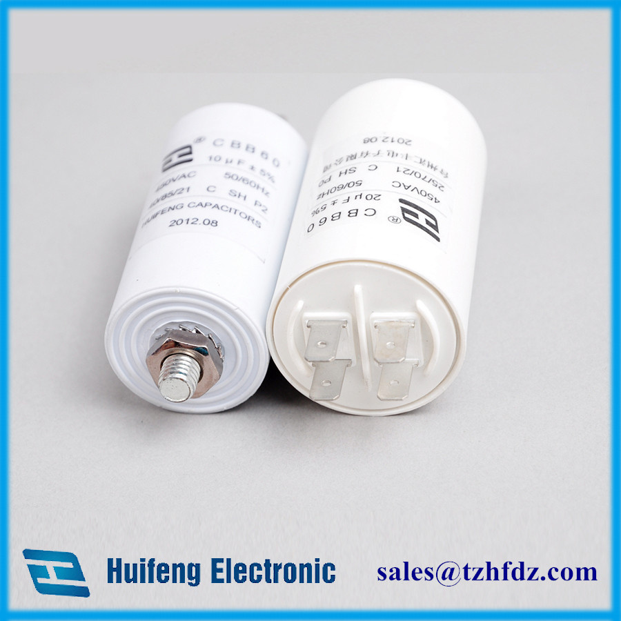 Cbb60 Motor Run Capacitor with Pins