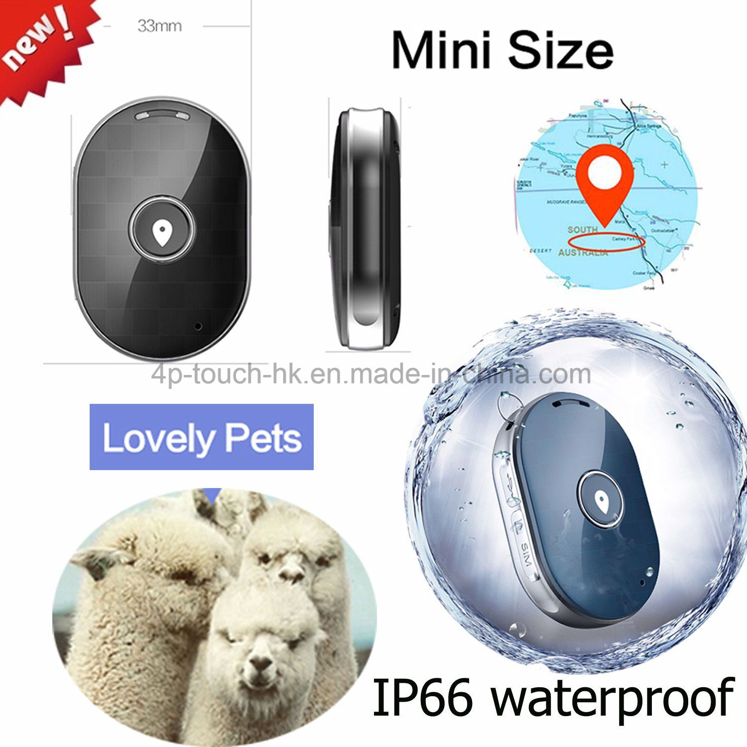 New GPS Trackering Device with Sos Button (PM01)
