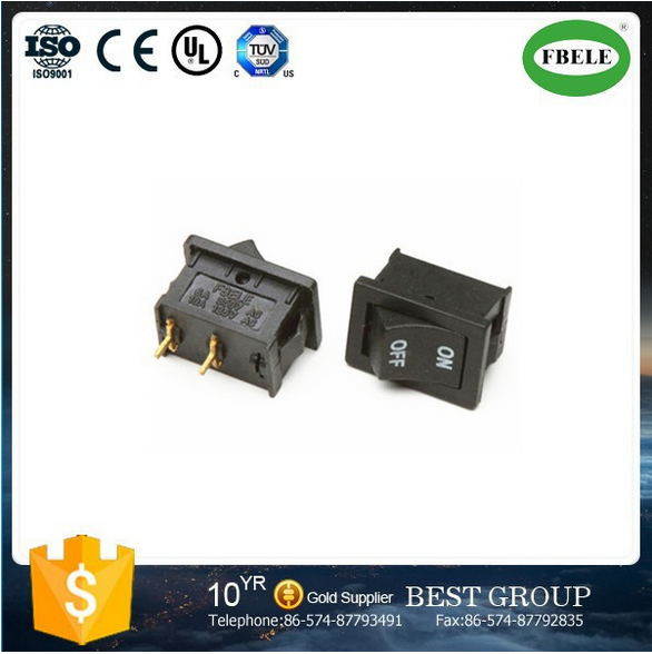 (on) -off Illuminated Rocker Switch Double Pole Rocker Switch Electric Rocker Switch
