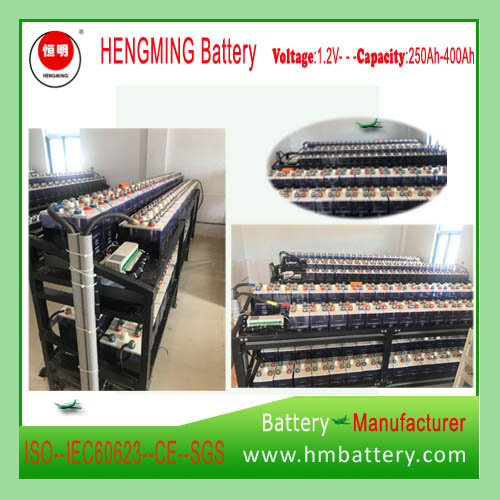 Gnz400 110V400ah Pocket Type Nickel Cadmium Battery Kpm Series (Ni-CD Battery) Rechargeable Battery of Uganda Project