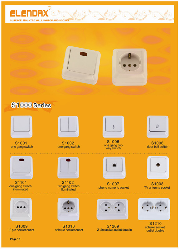 Wall Switch and Socket S Series