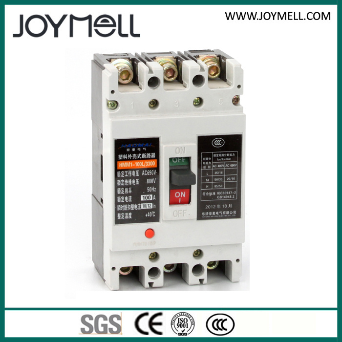 3p 4p Electric 100A Mould Circuit Breaker