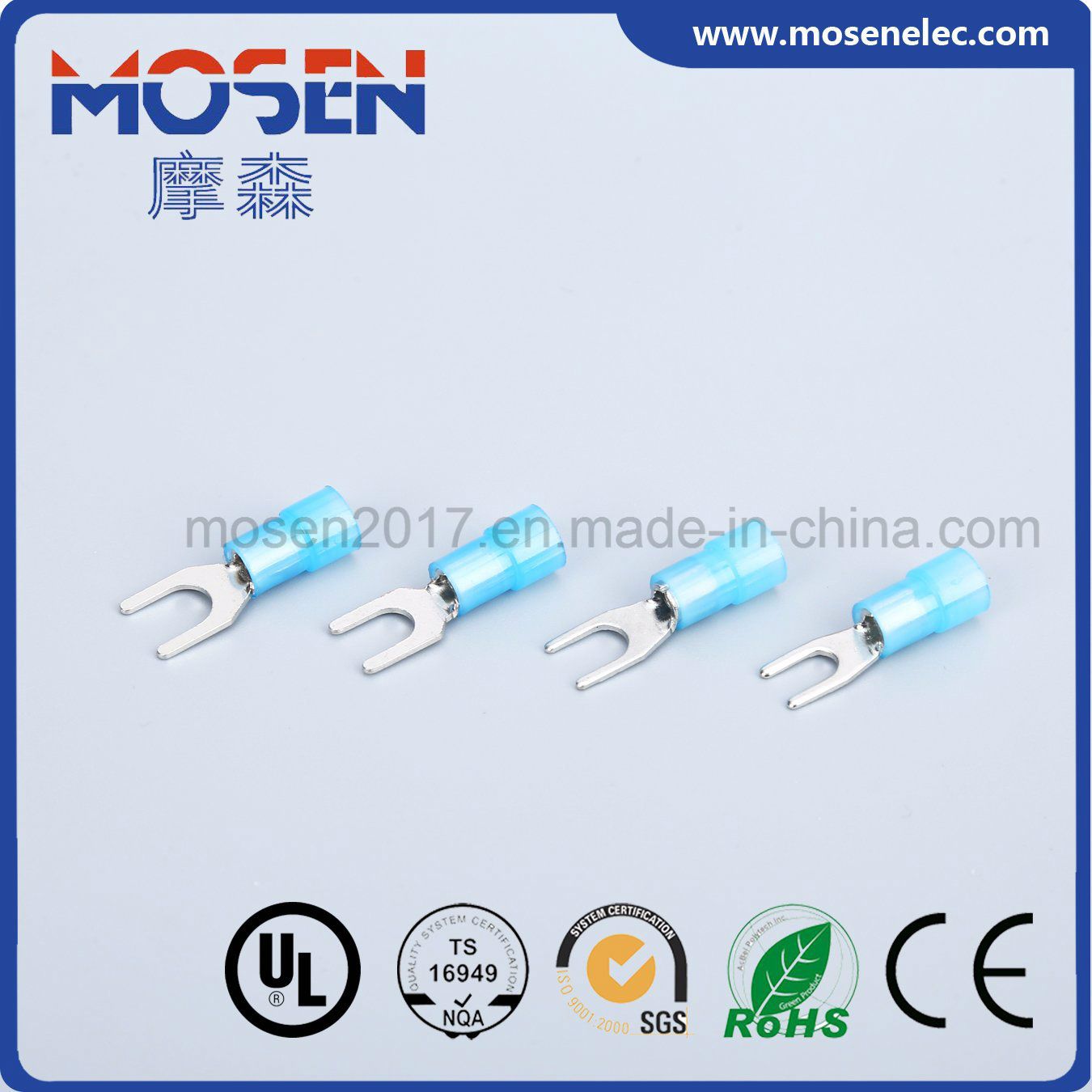 Snyb Nylon Insulated Fork Terminal Cold Pressing Terminal (TU-JTK)