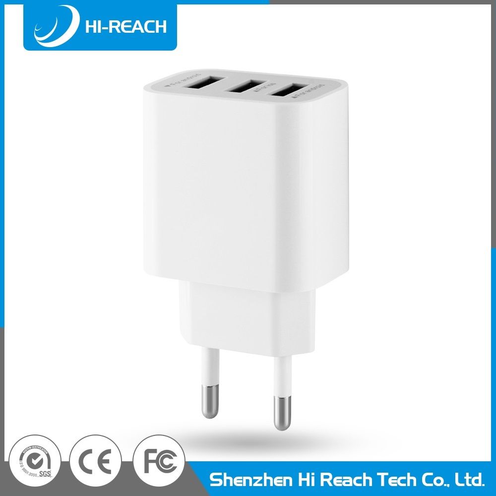 Fast Charging Travel Three USB Phone Charger